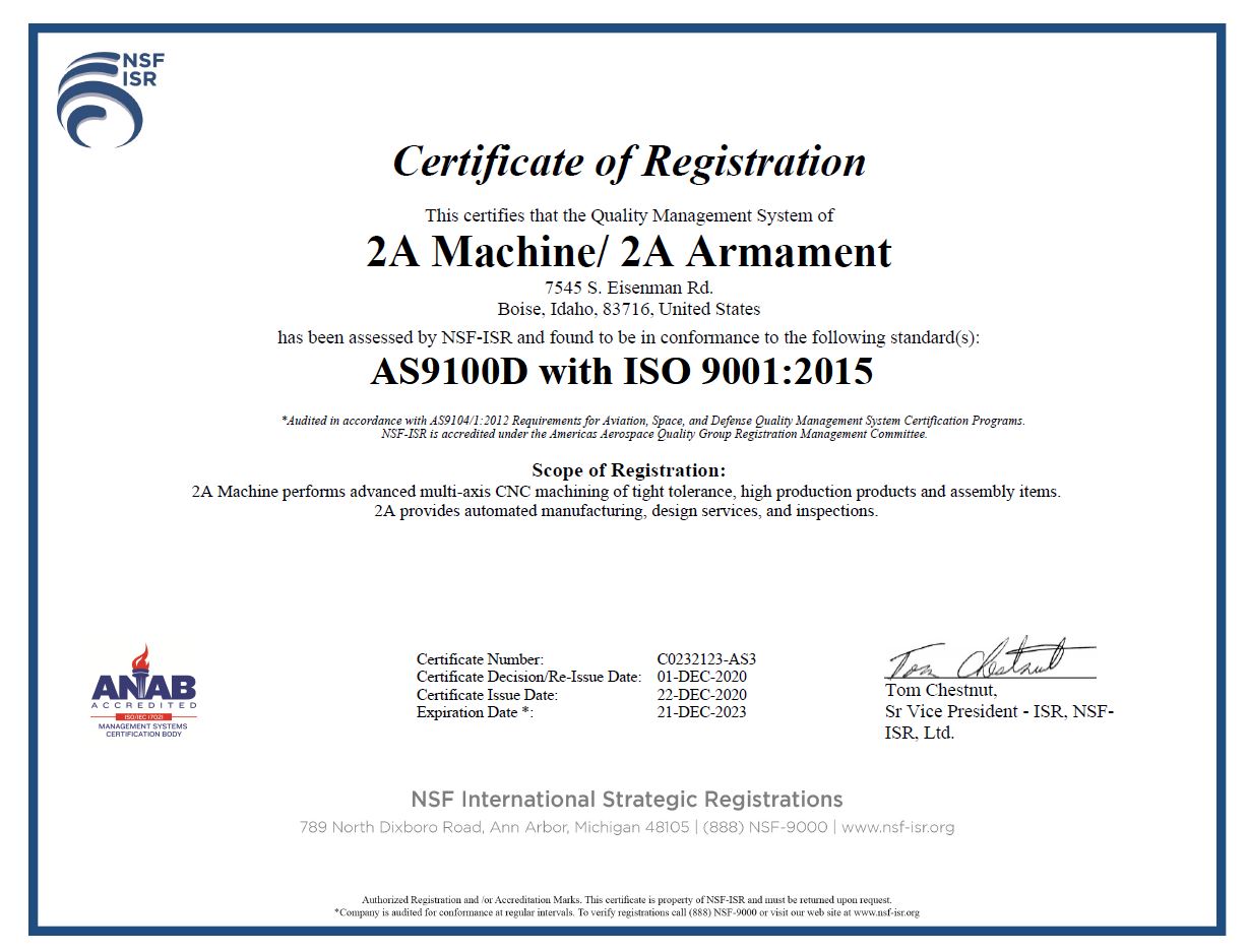 ISO Certification 